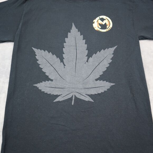 Gildan Shirt Mens M Black Short Sleeve Crew Neck Cotton Graphic Print Casual Tee - Picture 11 of 16